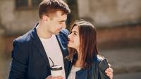 Ilustrasi pasangan cinta, romantis, kencan, pacaran. (Image by prostooleh on Freepik)