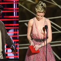 Di ajang bergengsi Academy Awards atau yang dikenal dengan Oscar kembali dihelat. Semua pihak menyambutnya dengan suka cita, termasuk Scarlett Johansson. Meskipun bahagia, ada hal yang membuat Scarjo canggung. (AFP/Bintang.com)