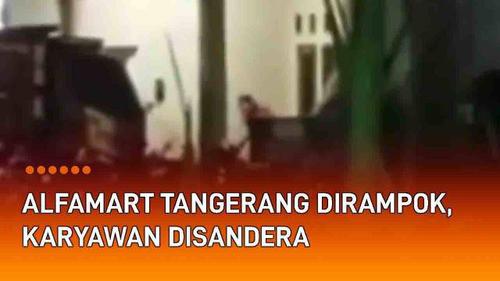 VIDEO: Polisi Grebek Perampokan Alfamart Tangerang, Ada Karyawan Disandera