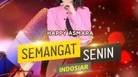 Semangat Senin Indosiar digelar live streaming di Vidio, episode ke-15 bintang tamu Happy Asmara, tayang Senin (14/6/2021) pukul 16.00 WIB