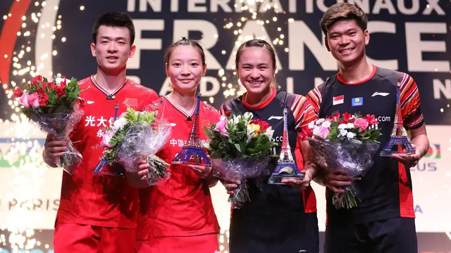 Ganda campuran Indonesia, Praveen Jordan/Melati Daeva Oktavianti.