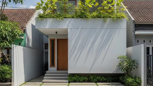 Tipe Rumah untuk Gen Z yang Estetik dan Ramah Lingkungan Model Taman di Atap