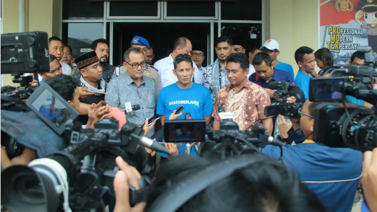 Sandiaga penuhi panggilan Polres Tanah Abang