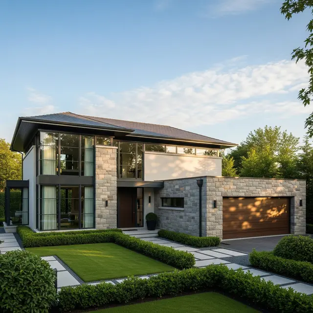 Rumah Tipe 45 dengan Atap Limas Elegan