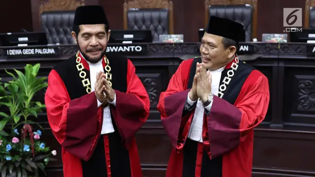 Anwar Usman Bacakan Sumpah Jabatan Ketua MK