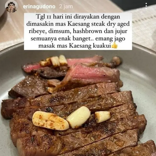Rayakan 1 Bulan Pernilahan, Erina Gudono Pamer Hasil Masakan Kaesang Pangarep