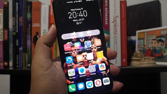 Bodi Huawei P40. (Liputan6.com/Agustinus M. Damar)