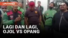 Tidak Terima Rekannya Dimaki, Ratusan Ojol Geruduk Markas Opang