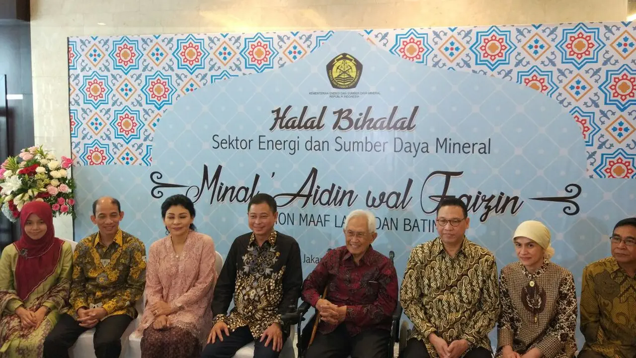 Halalbihalal Kementerian ESDM (foto: Wicak Liputan6,com)