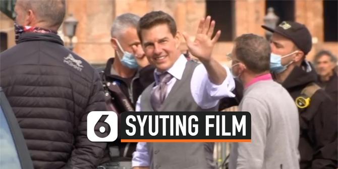 VIDEO: Tom Cruise Syuting Film 'Mission: Impossible' di Roma