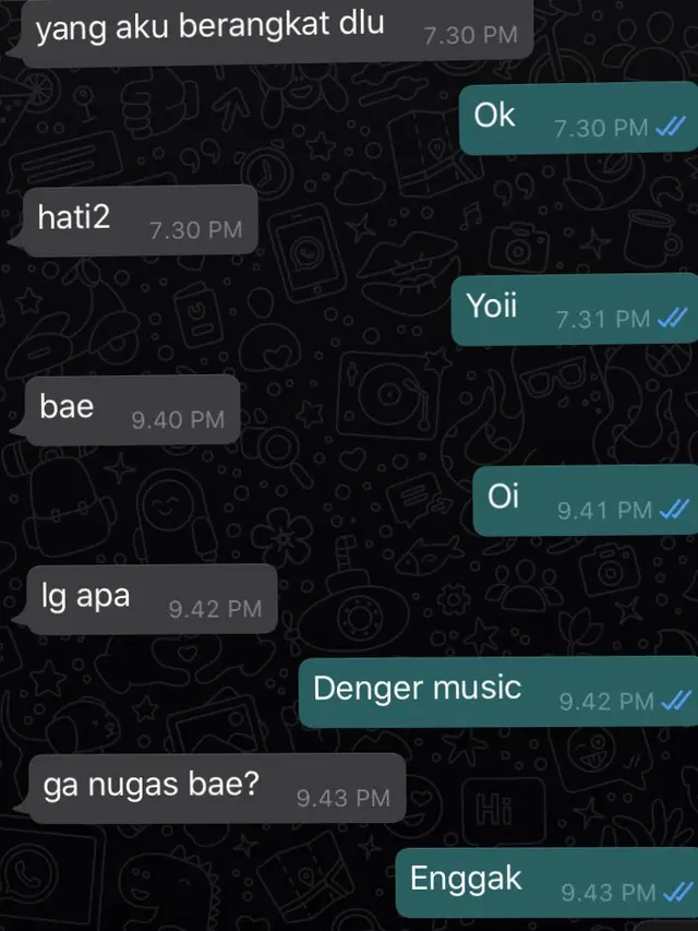 6 Chat Singkat Terkesan Cuek dari Pacar Ini Malah Bikin Kesal