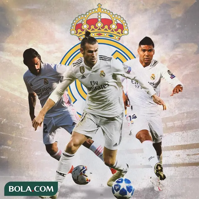 Real Madrid - Isco, Gareth Bale, Casemiro
