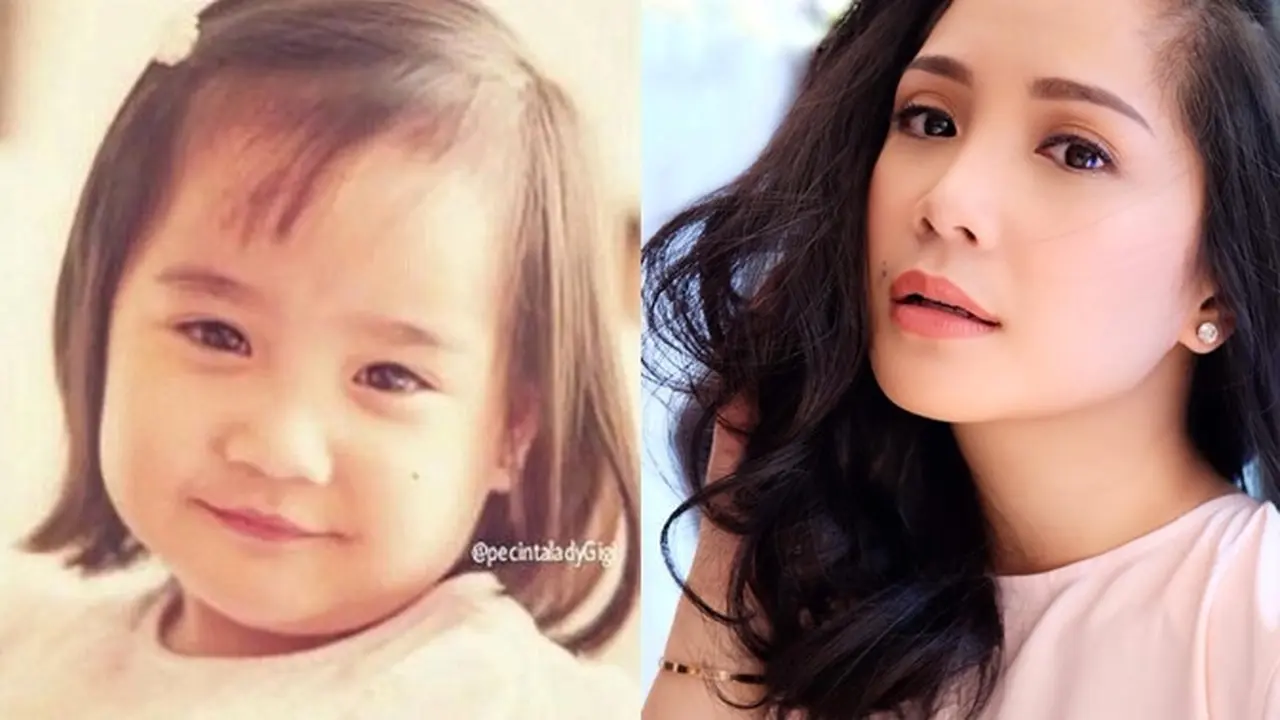 7 Potret Transformasi Nagita Slavina, Cantik Sejak Kecil