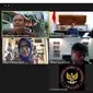 Webinar bertema Menuju Industri 4.0: Kebangkitan Mobil Listrik Nasional Indonesia, yang digelar KJRI Chicago. Dok KJRI