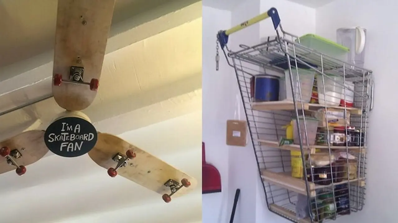 6 Potret Ide Kreatif Barang Bekas Diubah Jadi Interior Rumah, Inspiratif