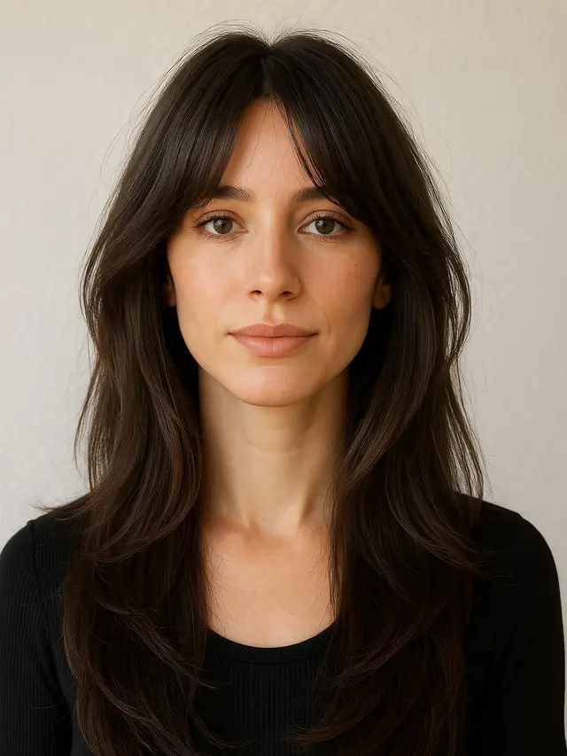 Model Rambut untuk Dagu Panjang