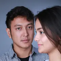 Amanda Rawles dan Dimas Anggara Film Promise (Fotografer: Deki Prayoga/Bintang.com)
