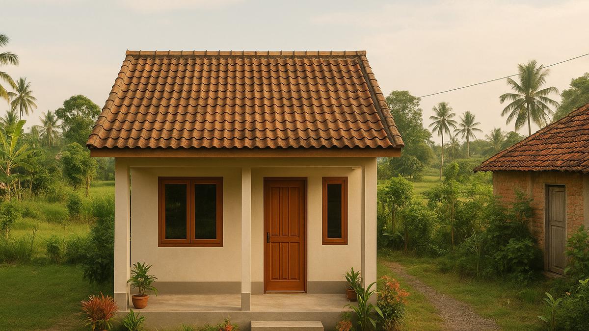 7 Model Rumah Sederhana 5x12 1 Lantai di Desa, Kecil Tapi Bikin Nyaman Ditempati