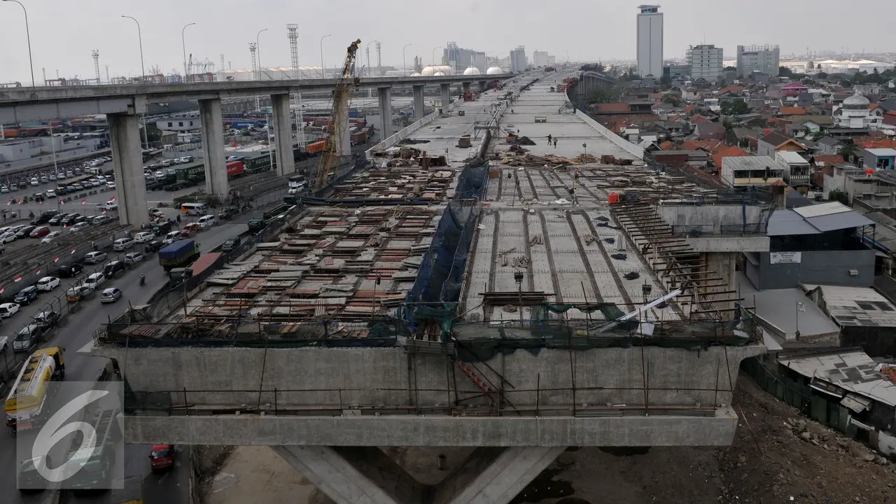 20150728- Proyek Jalan Layang Non Tol Akses Pelabuhan Tanjung Priok-Jakarta