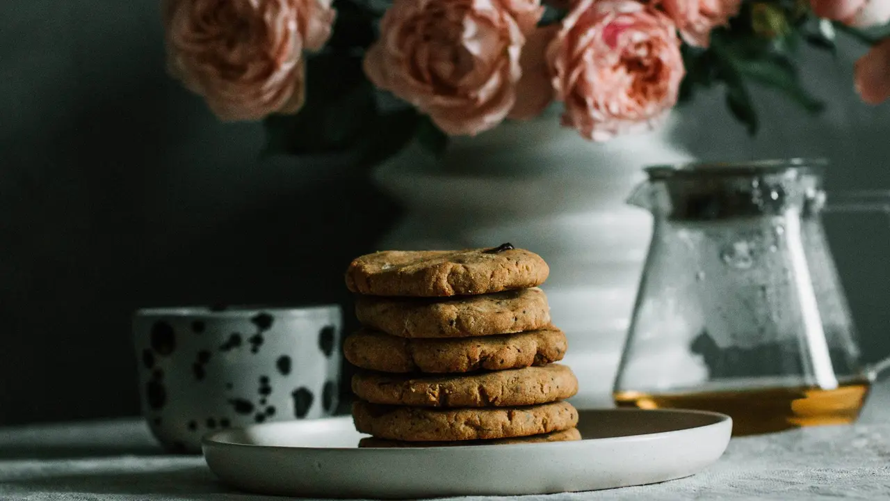 minuman dan cookies