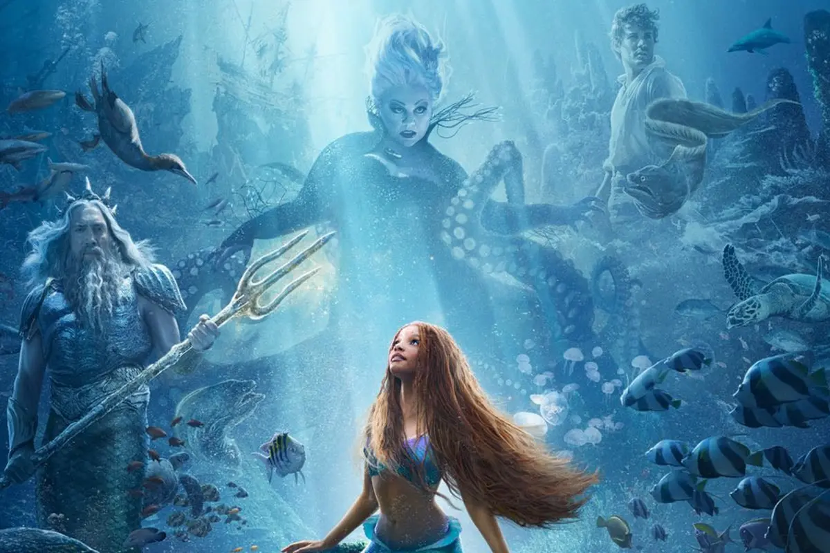 Tampilan poster terbaru film The Little Mermaid (Twitter: @PopBase)