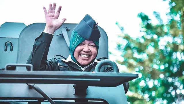 Momen Kemeriahan Parade Surabaya Juang 2019 (sumber: instagram/surabaya)