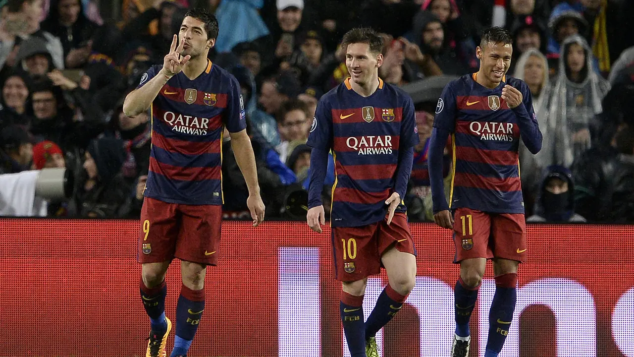 Lionel Messi, Luis Suarez, dan Neymar