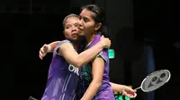 Ganda putri Indonesia Greysia Polii/Nitya Krishinda Maheswari lolos ke babak kedua Australia Open Super Series 2015 (Humas PP PBSI)