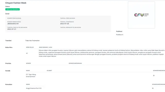 Perusahaan Milik Baim Wong dan Paula Verhoeven Daftarkan Citayam Fashion Week ke Pangkalan Data Kekayaan Intelektual
