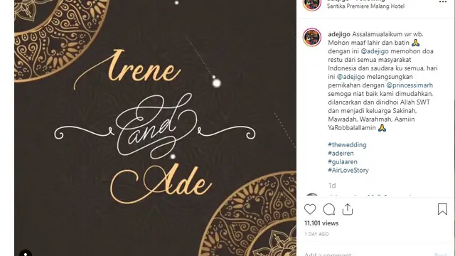 Ade Jigo (Foto: Instagram/@adejigo)
