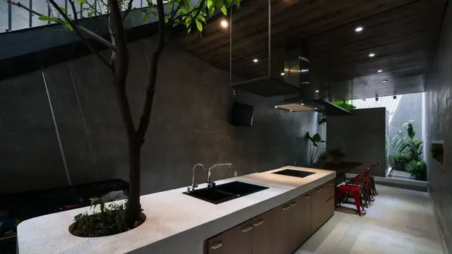 Terlihat Kecil dan Kerempeng dari Luar, Bagian Dalam Rumah Ini Bikin Tercengang