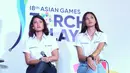 Mikha mengakui bukan hal yang gampang membawa Obor Asian Games 2018. Apalagi, ini merupakan yang pertama kalinya. Mikha yang mengaku sering menonton acara pesta olahraga se Asia tersebut. (Adrian Putra/Bintang.com)