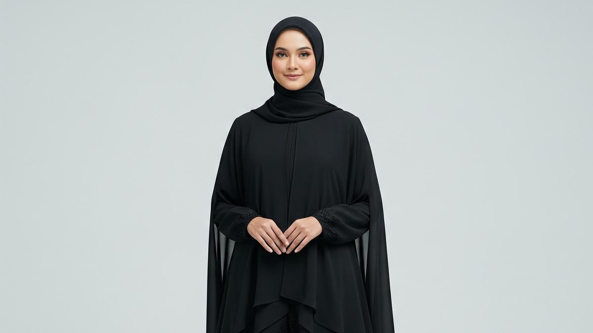 7 Model Gamis Abaya Syari, Inspirasi Anggun dalam Balutan Busana Muslimah