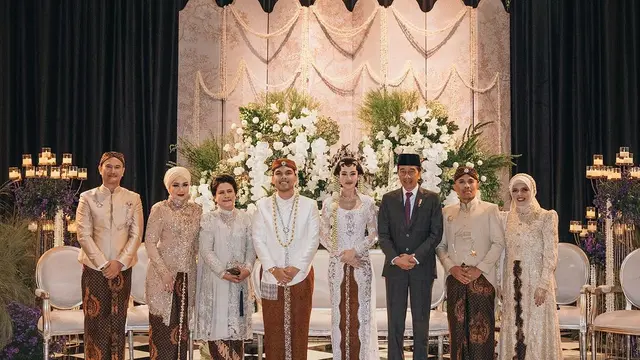 Presiden di pernikahan Thariq Halilintar dan Aaliyah Massaid (Instagram/thariqhalilintar)
