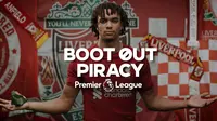 Bek liverpool Trent Alexander Arnold salah satu pemain Liverpool yang mengkampanyekan anti pembajakan live streaming Liga Inggris (dok Vidio)