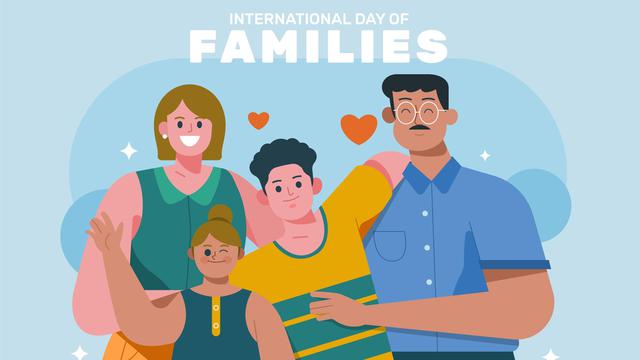 Ilustrasi Hari Keluarga Internasional 15 Mei