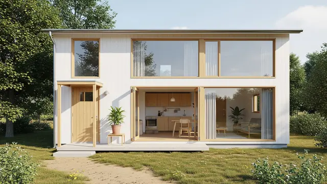 Desain Rumah Kampung Estetik Budget Terbatas (Image by Gemini AI)