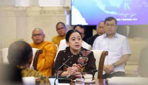 Ketua DPR RI Puan Maharani menghadiri pertemuan tokoh bangsa yang dipimpin Presiden Prabowo Subianto di Istana Negara, Jakarta, Senin (1/9/2025) (Istimewa)
&nbsp;