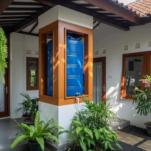 9 Letak Toren Air di Rumah Sempit