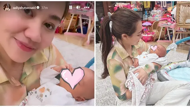 6 Potret Artis Jenguk Anak Aurel Hermansyah, Usia Baby Azura Sudah 1 Bulan