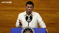 Banner Infografis Mantan Presiden Filipina Rodrigo Duterte Ditangkap. (AFP)