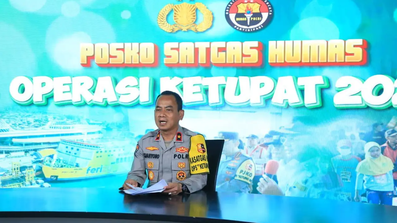 Kasatgas Humas Operasi Ketupat 2026 Brigjen Tjahyono Saputro.