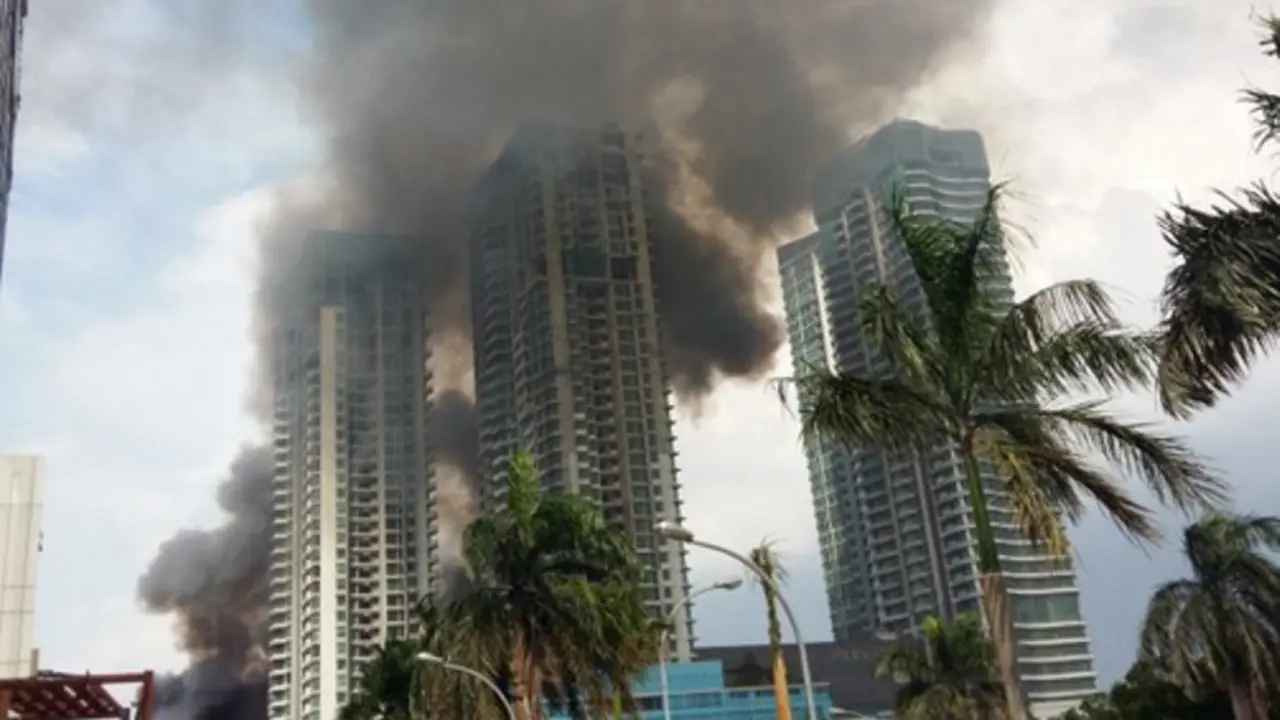 Kebakaran di Dekat Puri Indah, Jakarta Barat