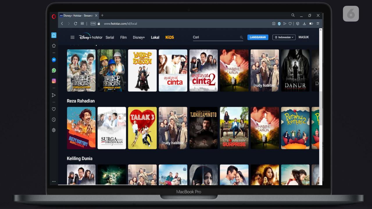 Ilustrasi Disney Plus Hotstar.