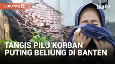 Angin Puting Beliung Terjang Lebak Banten, Puluhan Rumah Warga Rusak