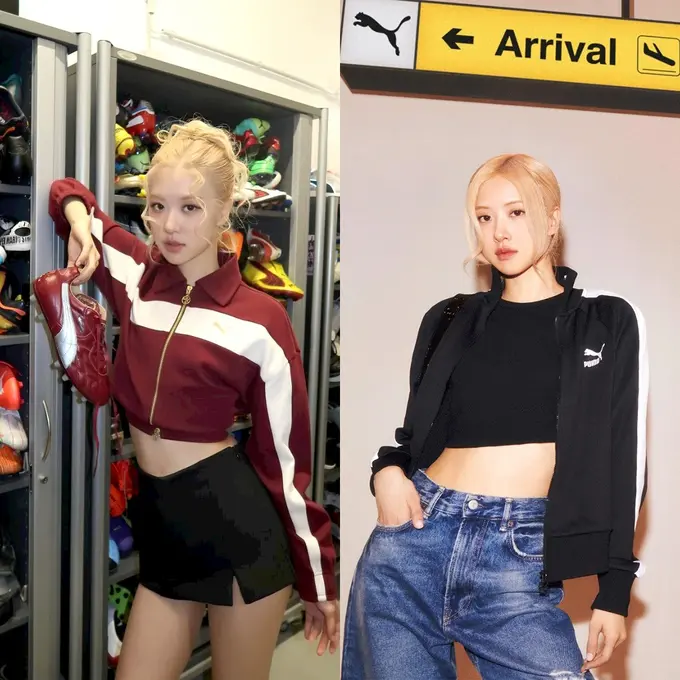 6 Gaya Sporty Chic Rosé BLACKPINK saat Diumumkan jadi Global Ambassador PUMA Terbaru, Susul Rihanna hingga Dua Lipa