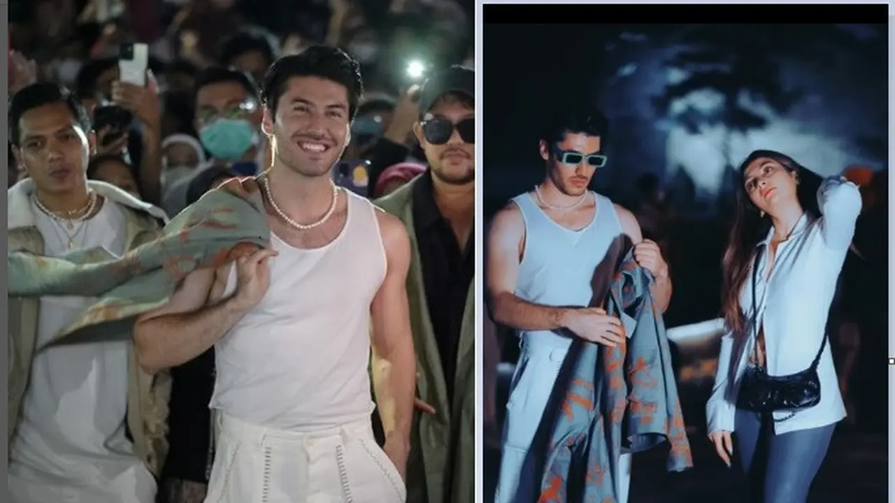 Valentino Peter alias Bara Valentino tampil gaya di Citayem Fashion Week (Foto: Instagram  baravalentino_)