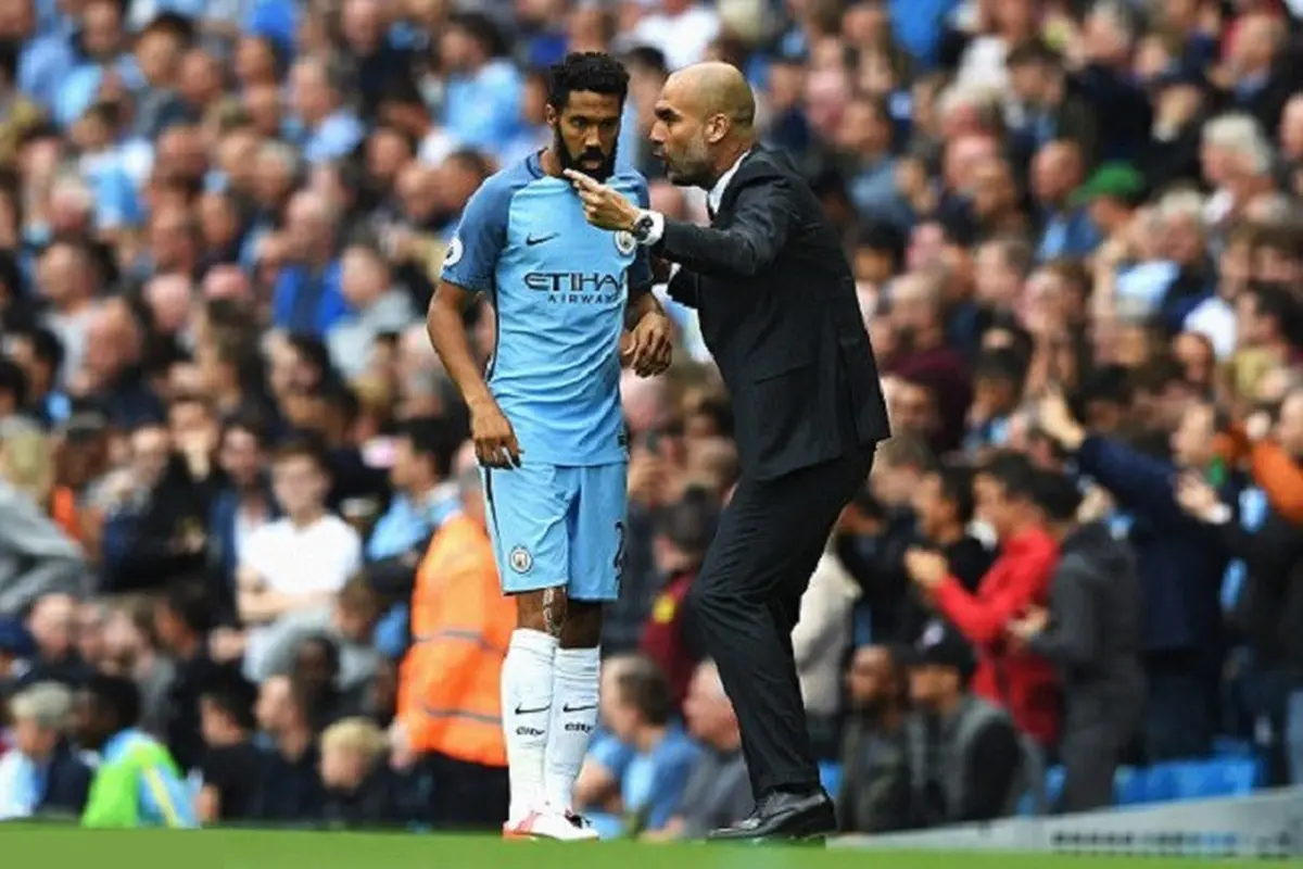 Gael Clichy & Pep Guardiola