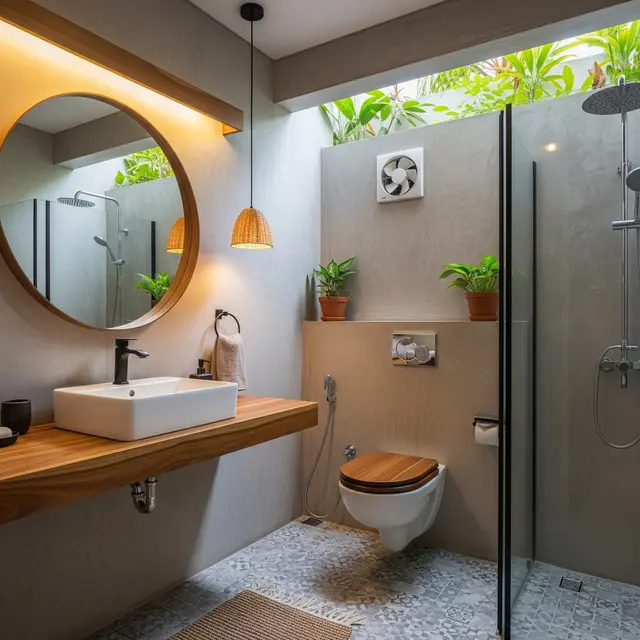 9 Model Kamar Mandi dengan Ventilasi Atas, Efektif agar Tidak Pengap