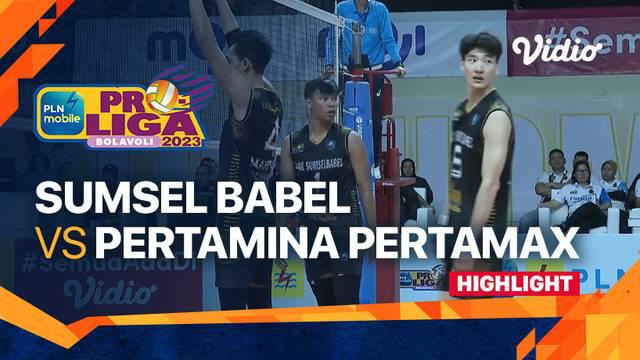 Berita Video, Palembang Bank Sumsel Babel Kalahkan Jakarta Pertamina Pertamax di PLN Mobile Proliga 2023 pada Kamis (16/2/2023)